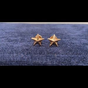 Michael Kors rose gold star earings